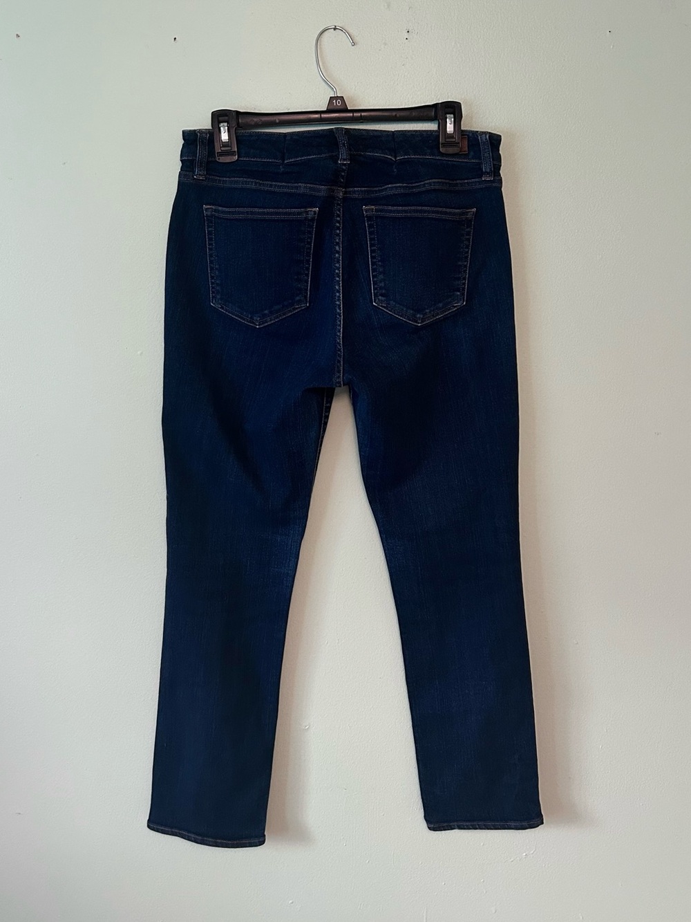 Lauren Ralph Lauren Modern Straight Curvy Dark Wash 92% Cotton Denim Jeans Sz 10 - Picture 3 of 7